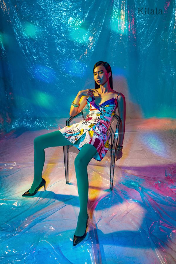 Váy 2 dây cách điệu